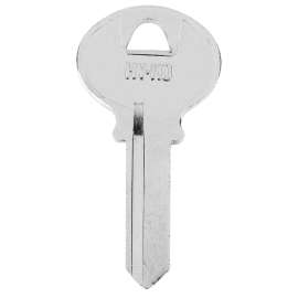 HY-KO 11010CO17 Key Blank, Brass, Nickel-Plated, For: Corbin/Russwin CO17 Locks