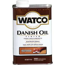WATCO 65441 Danish Oil, Fruitwood, Liquid, 1 qt, Can