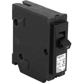 Square D Homeline CHOM130CP Circuit Breaker, Mini, Standard, 30 A, 1 -Pole, 120/240 VAC, Plug Mounting, Black