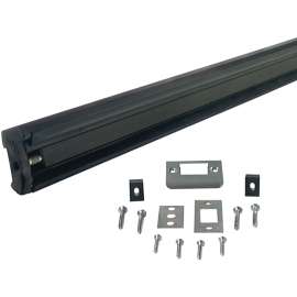 M-D 70023 Combination Astragal, 1-3/16 in W, 96 in L, Aluminum