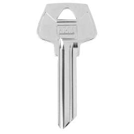 HY-KO 11010S45 Key Blank, Brass, Nickel-Plated, For: Sargent S45 Locks