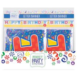 FLP 7550 Party Banner Letter, Neon