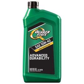 Quaker State Advanced Durability 550034964/5500240 Motor Oil, 10W-40, 1 qt Bottle