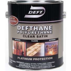 PPG Defthane 026-01 Polyurethane, Liquid, Amber, 1 gal, Can