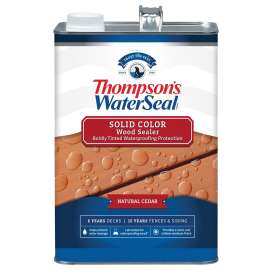 Thompson's WaterSeal TH.093601-16 Waterproofing Stain, Natural Cedar, 1 gal