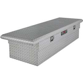 DELTA 1-31000/352000 Crossover Truck Box, 8.8 cu-ft, 4 -Compartment, 61 in L, 21 in W, 14-5/8 in H, Aluminum