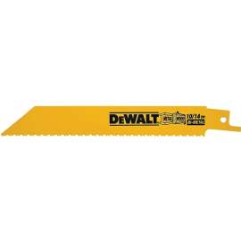 DeWALT DW4845 Reciprocating Saw Blade, 3/4 in W, 6 in L, 10/14 TPI