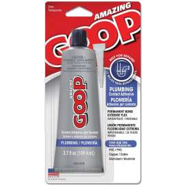 ECLECTIC 150012 Plumbing Adhesive, Liquid, Clear, 3.7 oz Tube