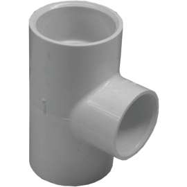 GENOVA 300 Series 31474 Pipe Reducing Tee, 1-1/4 x 1 in Run, Slip Run Connection, Slip Joint Branch Connection