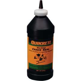 Quikrete 864005 Self-Leveling Crack Seal, Liquid, Black, Slight, 1 qt Bottle