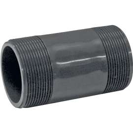 GENOVA 300 Series 388040D Pipe Nipple, 2 in MIP, 4 in L, Gray