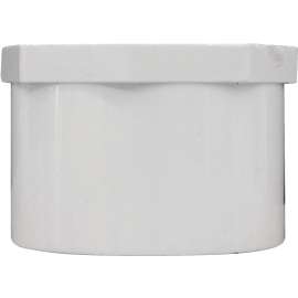 GENOVA 31834 Pipe Plug, 1-1/4 in Spigot, White