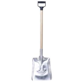 Garant 80626 Snow Shovel, 11 in W Blade, Aluminum Blade, Wood Handle, 41-1/4 in OAL