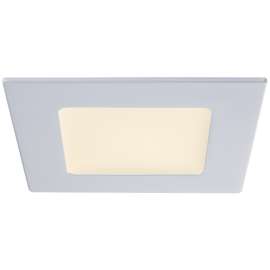 Liteline SLM4WS-30-WH Recessed Retrofit, 9 W, 100 to 135 V, LED Lamp, White
