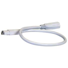 Liteline FBT6100-WH-3 Fluoro Bar Flexible Connector, 18 AWG Wire, White