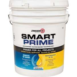 ZINSSER Smart Prime 249728 Primer, White, 5 gal