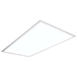 Metalux RT24FP Flat Panel Troffer, 120 to 277 VAC, 41 W, LED Lamp, 4500 Lumens Lumens, 4000 K Color Temp, White Fixture