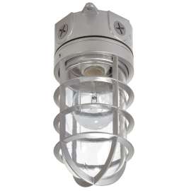 Eaton Lighting VT100G Vapor Tight Light Fixture, 120 VAC, 100 W, Incandescent Lamp, 1600 Lumens Lumens, Aluminum Fixture