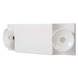 Sure-Lites SEL Series SEL25 Emergency Light, 14 in OAW, 4-3/4 in OAH, 120/240/277 VAC, 0.6 W, LED Lamp, White