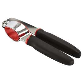 Goodcook 20323 Garlic Press, Stainless Steel, Soft Grip Handle
