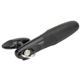 Goodcook 20434 Can Opener, Ergonomic, Non-Slip Handle, Plastic, Black, Safecut Can