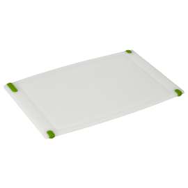 Goodcook 20309 Cutting Board, 15 in L, 10 in W, Plastic, White
