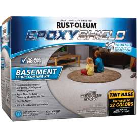 RUST-OLEUM EPOXYSHIELD 225446 Basement Floor Coating Kit, Tint Base, Liquid