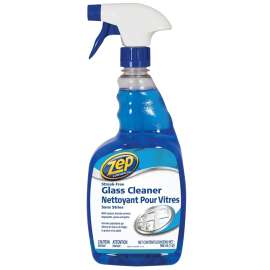Zep CA112032 Glass Cleaner, 32 oz, Liquid, Pleasant, Dark Blue
