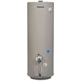 Reliance 6 40 MDV/250 Gas Water Heater, Natural Gas, Propane, 40 gal Tank, 57 gph, 35000 Btu BTU, 0.59 Energy Efficiency