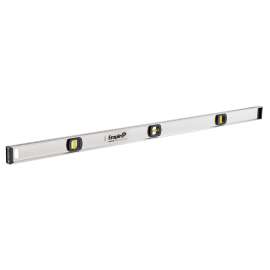 Empire 540-48 I-Beam Level, 48 in L, 3-Vial, Non-Magnetic, Aluminum, Silver