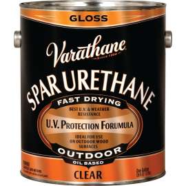 VARATHANE 9232 Ultimate Spar Urethane Paint, Gloss, Liquid, Clear, 1 gal, Can