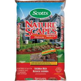 Scotts Nature Scapes 88456750 Color Enhanced Mulch, Solid, Sierra Red, 42.5 L Bag