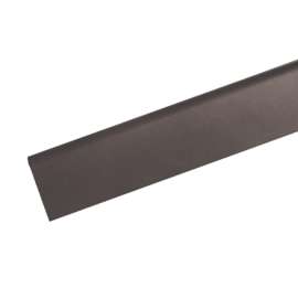 SHUR-TRIM FBDB250BLK120 Wall Base, 2-1/2 in H, 120 ft L, 0.08 in Thick, Vinyl, Black