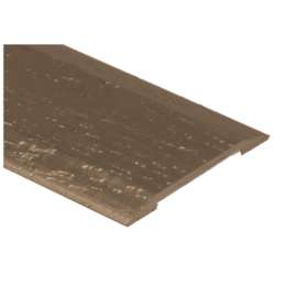 SHUR-TRIM FA1142HAB03 Seam Binder, 3 ft L, 1-1/4 in W, Aluminum, Hammered Antique Bronze