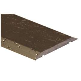 SHUR-TRIM FA1344HAB03 Seam Binder, 3 ft L, 1 in W, Aluminum, Hammered Antique Bronze
