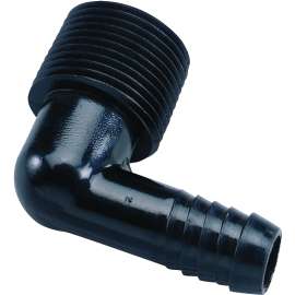 Orbit 94360 Elbow, 3/4 in MNPT x 1/2 in Barb, Plastic