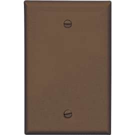 Arrow Hart PJ13B Wallplate, 1-Gang, Polycarbonate, Brown