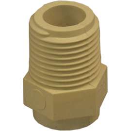 GENOVA 500 Series 50405 Male Adapter, 1/2 in MIP, 1/2 in Slip