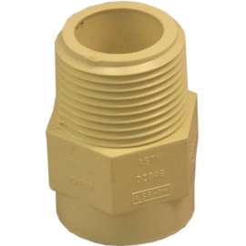GENOVA 500 Series 50407 Male Adapter, 3/4 in MIP, 3/4 in Slip