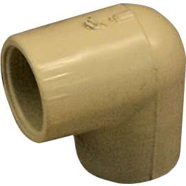 GENOVA 50705 Slip Elbow, 1/2 in Slip Joint, 1/2 in Slip, 90 deg