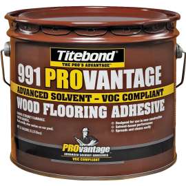 Titebond PROvantage 8179 Wood Floor Adhesive, Liquid, Solvent, Beige, 3.5 gal Pail