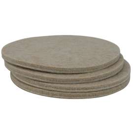 Shepherd Hardware 9921 Protective Pad, Felt, 4 in Dia, Round