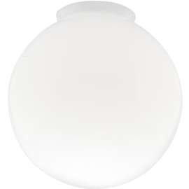 Westinghouse 8557100 Light Shade, 8 in Dia, Globe, Glass, White, Gloss