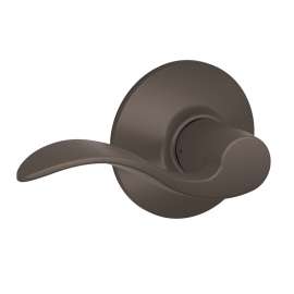 Schlage Accent Series F10 V ACC 613 Door Lever, Oil-Rubbed Bronze