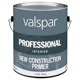 Valspar 045.0011287.007 New Construction Primer, White, 1 gal