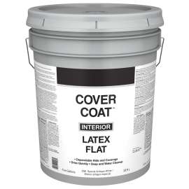 Valspar 044.0000256.008 Wall Paint, Flat, Antique White, 5 gal Pail