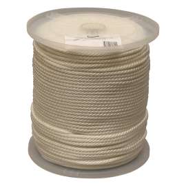 Ben-Mor 60390 Rope, 1/4 in Dia, 1000 ft L, Nylon, White