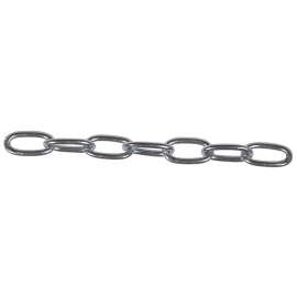Ben-Mor 51030 Utility Chain, 14, 250 ft L, 75 lb Working Load, Steel, Zinc
