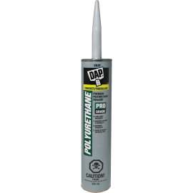 DAP 74816 Polyurethane Adhesive, Gray, 2 to 4 days Curing, 40 to 110 deg F, 300 mL Cartridge