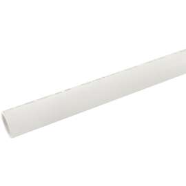 JM Eagle 531095 Pipe, 3 in, 10 ft L, Solvent Weld, SCH 40 Schedule, PVC, White